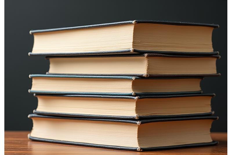 Libros académicos usados con ejemplos de clasificación de estado.