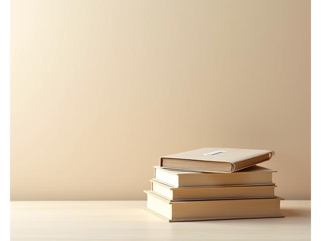 Una pila de libros cuidadosamente apilados junto a una etiqueta de devolución, simbolizando el proceso de devolución fácil.